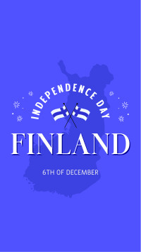 Independence Day For Finland Instagram Story Design