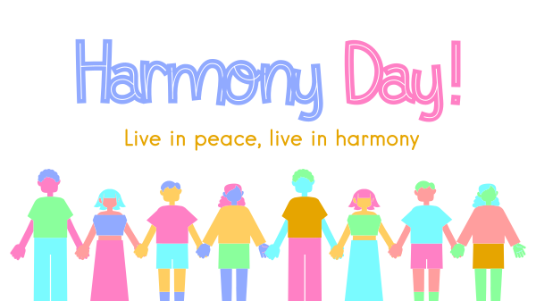 Peaceful Harmony Week Facebook Event Cover Design