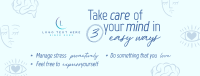 Mental Health Tips Facebook Cover Design