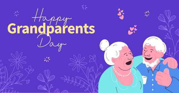 Happy Grandparents Day Facebook Ad Design Image Preview