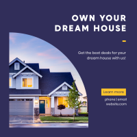 Dream House Instagram Post Design