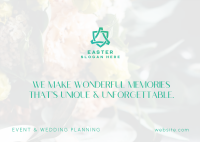 Wedding Planner Bouquet Postcard Design