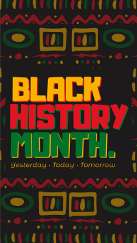 Modern Black History Month YouTube Short Design