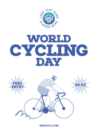 World Bicycle Day Flyer Design