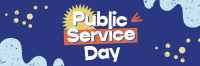 Public Service Day Twitter header (cover) Image Preview