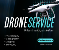 Modern Professional Drone Service Facebook post Image Preview