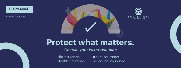 Protect What Matters Facebook Cover Design Image Preview