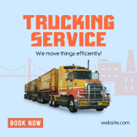 Pro Trucking Service Instagram post Image Preview