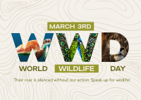 World Wildlife Day Postcard Image Preview