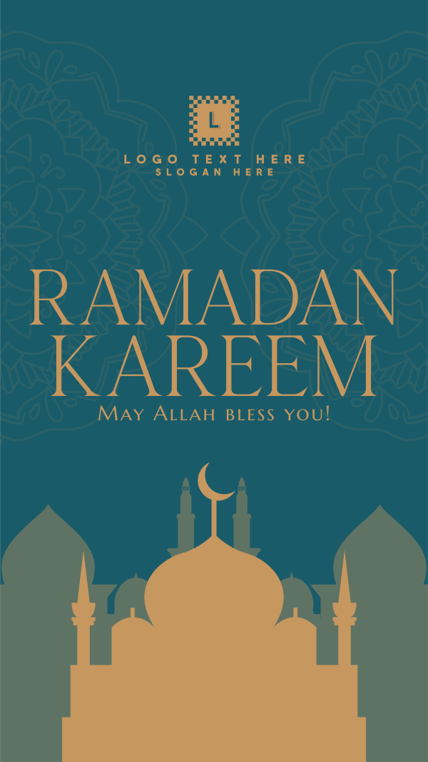 Blessed Ramadan Instagram Story Design