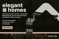Elegant Homes Pinterest Cover Design