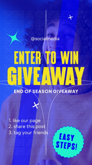 Enter Giveaway Instagram story Image Preview