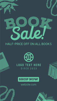 Big Book Sale Facebook Story Design