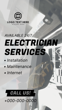 Electrical Repair Service Instagram Story Design
