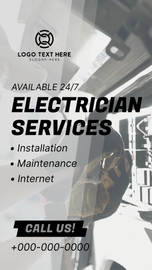 Electrical Repair Service Instagram story Image Preview