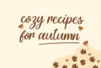 Cozy Recipes Pinterest Cover Design