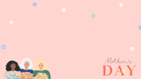 Lovely Mother's Day Zoom Background Design