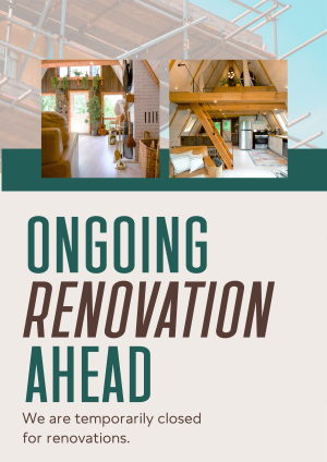 Ongoing Renovation Flyer Image Preview