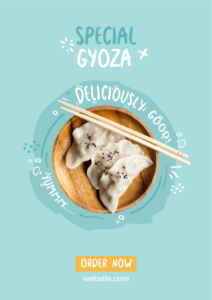 Special Gyoza Flyer Image Preview