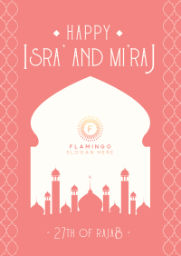 Isra' and Mi'raj Night Flyer Image Preview