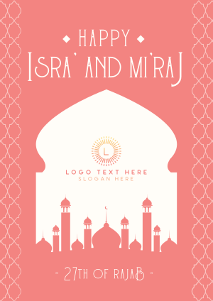 Isra' and Mi'raj Night Flyer Image Preview