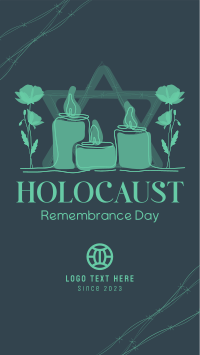 Holocaust Memorial Instagram Story Design
