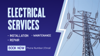 Electrician For Hire Facebook event cover Image Preview