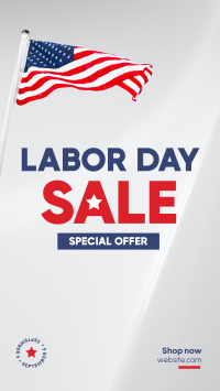 Labor Day Sale Facebook Story Design