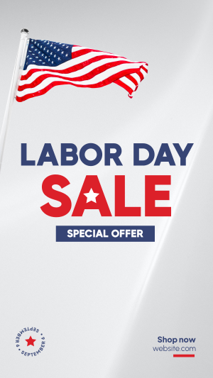 Labor Day Sale Facebook story Image Preview