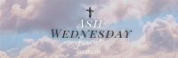 Cloudy Ash Wednesday  Twitter Header Design