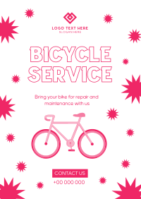 Plan Your Bike Service Flyer Design
