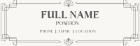 Elegant Deco Email Signature Preview