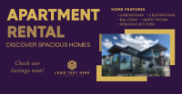 Apartment Rental Real Estate Facebook Ad Design