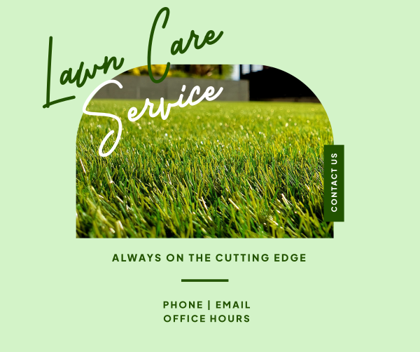 Lawn Service Facebook Post Design Image Preview