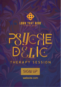 Psychedelic Therapy Session Flyer Image Preview