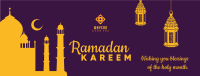 Ramadan Kareem Greetings Facebook Cover Design