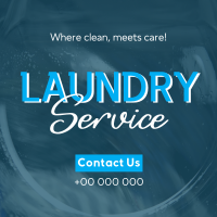 Clean Laundry Service Linkedin Post Image Preview