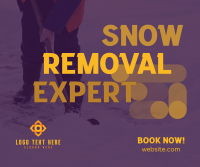 Snow Removal Expert Facebook Post Design