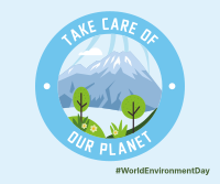Environment Day Scenery Facebook Post Design