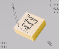 Happy Hump Day Facebook Post Design