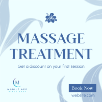 Massage Therapy Service Instagram Post Design