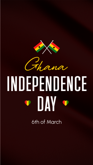Ghana Independence Day Facebook story Image Preview