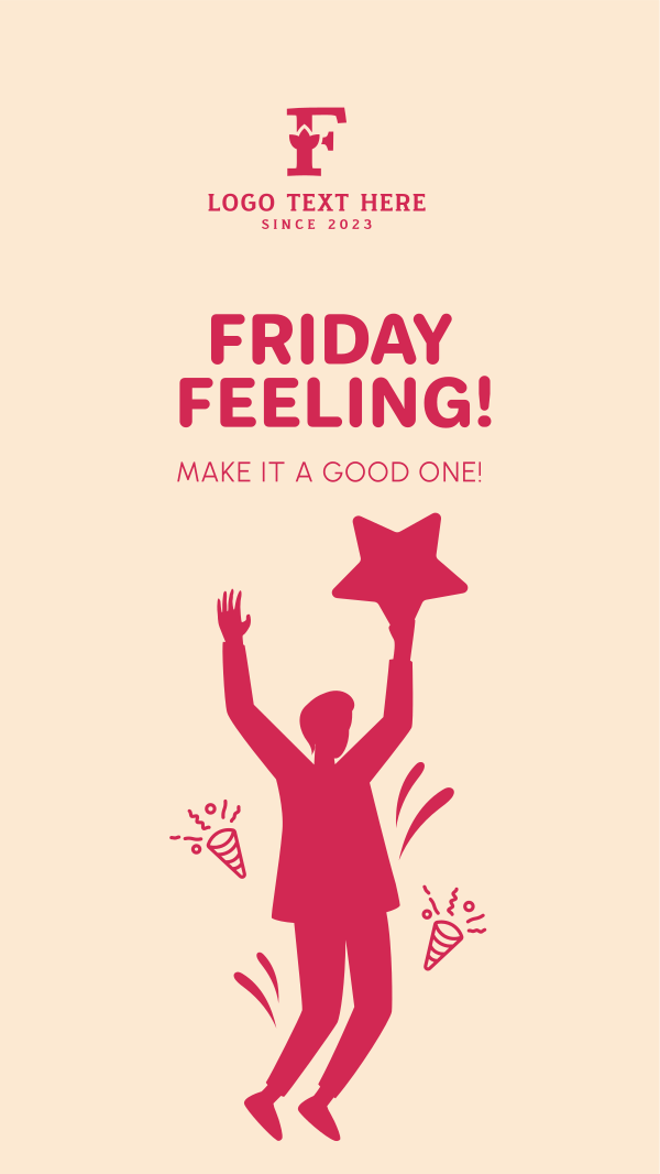 Fun Feeling Friday Facebook Story Design Image Preview