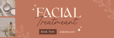 Beauty Facial Spa Treatment Twitter header (cover) Image Preview