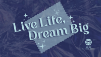 Dream Big Zoom Background Image Preview