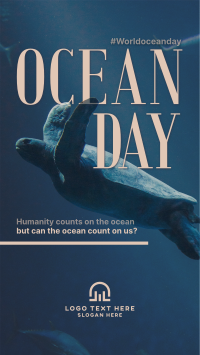 Conserving Our Ocean Facebook Story Design