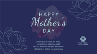 Mothers Day Flower Facebook Event Cover Image Preview