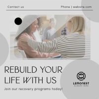 Modern Rehabilitation Service Instagram post Image Preview