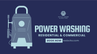 Professional Power Washing Facebook event cover Image Preview