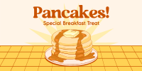 Retro Pancake Breakfast Twitter post Image Preview